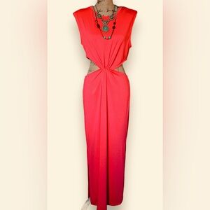 ANRABESS NWT CUTIUT MAXI DRESS